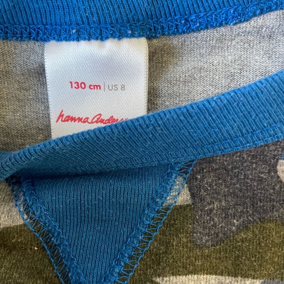 Hanna Andersson size 8 camo tee - Picture 2 of 2